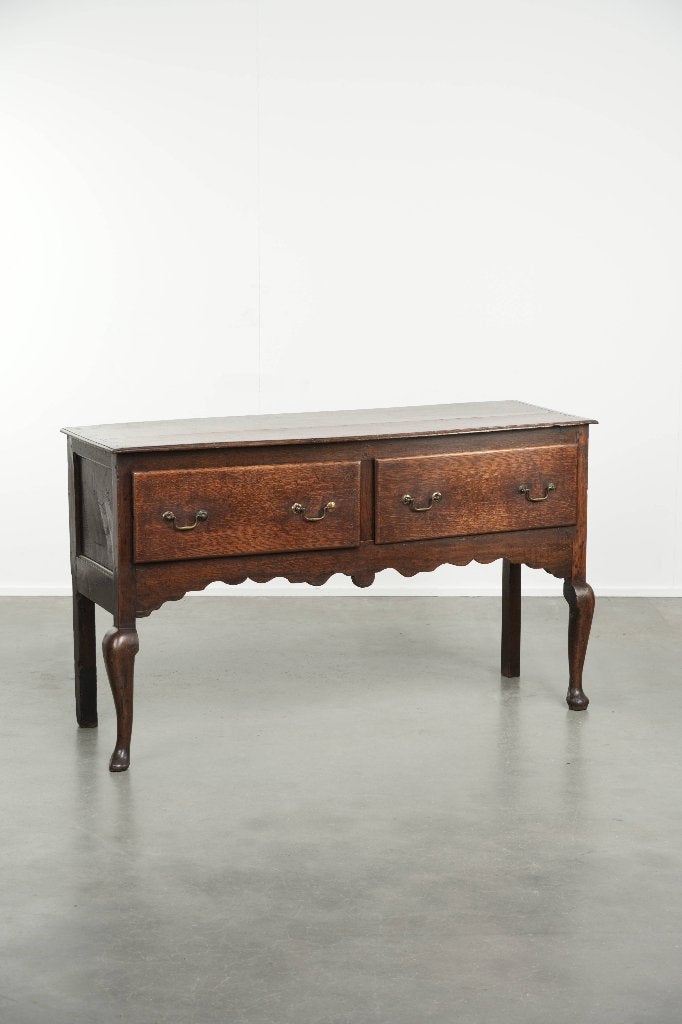Antieke 18e eeuwse Engelse eikenhouten dresser/ dressoir, Ophalen