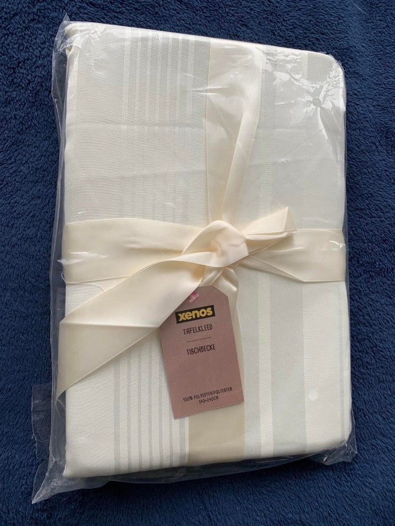 Tafelkleed (nieuw), Ophalen of Verzenden, Nieuw, Rechthoek, Beige