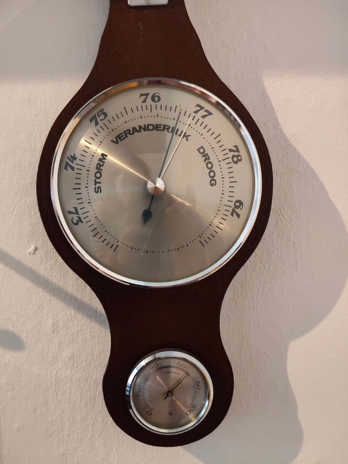 Vintage Weerstation: Barometer, Thermometer, Hygrometer, Ophalen, Gebruikt, Weerstation