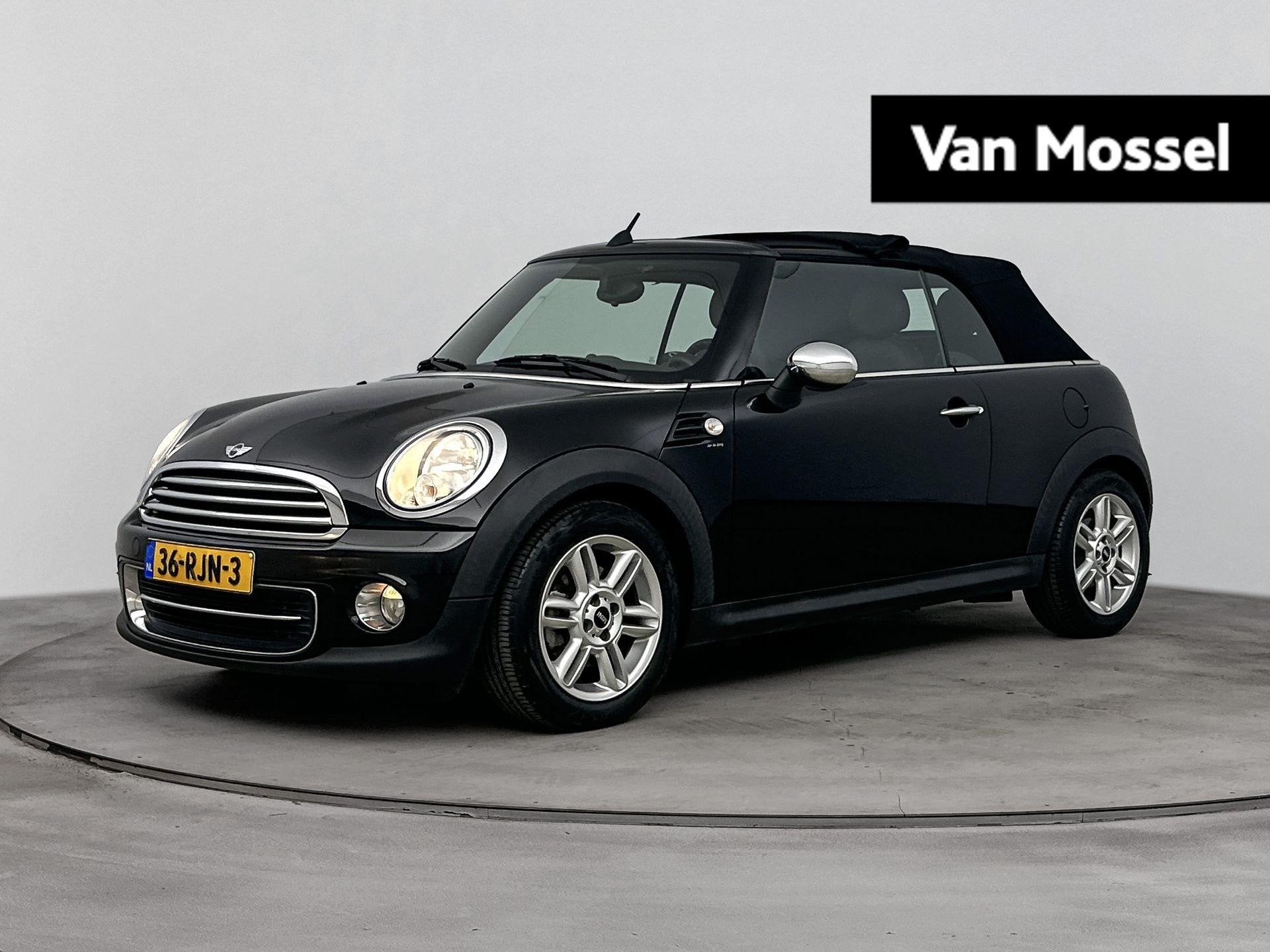 MINI Cabrio 1.6 122 Pk Cooper Chili | Canvas Cabriodak | Cli, Gebruikt, Zwart, 4 cilinders, Cabriolet