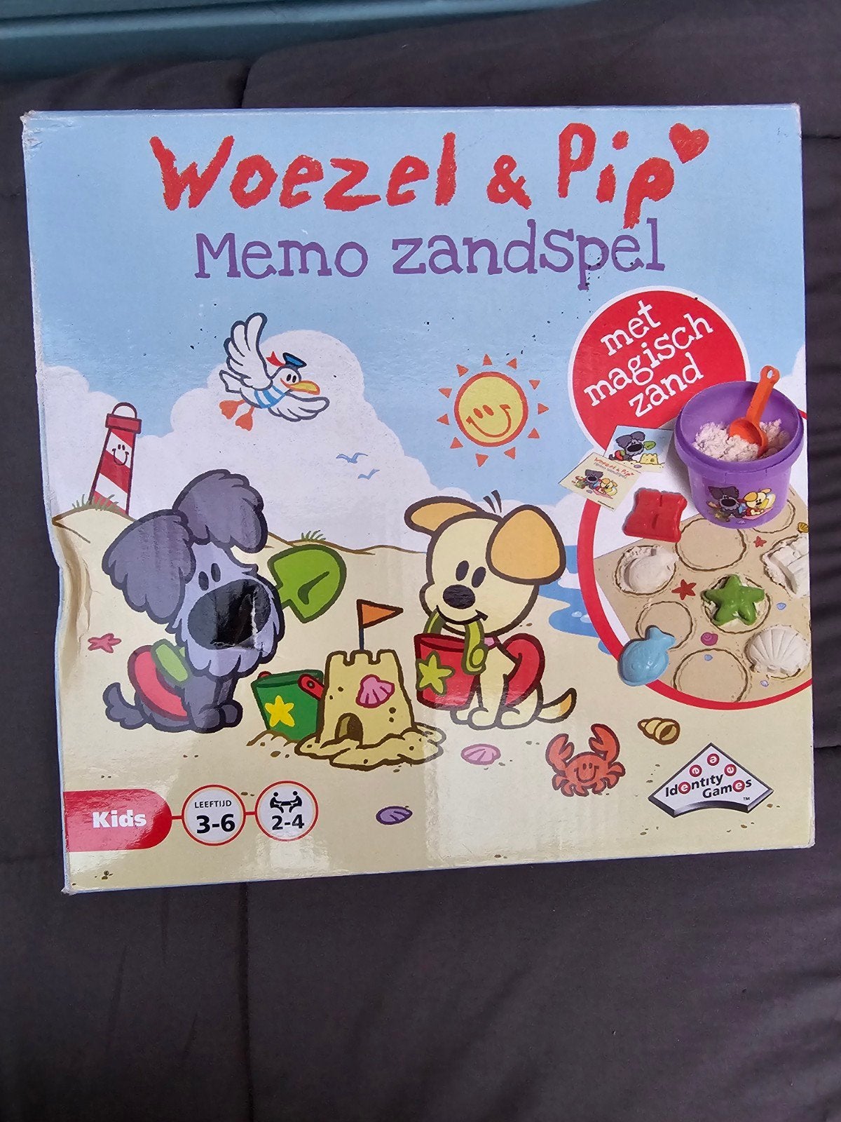 Woezel en pip kinetisch zand spel, Ophalen, Zo goed als nieuw