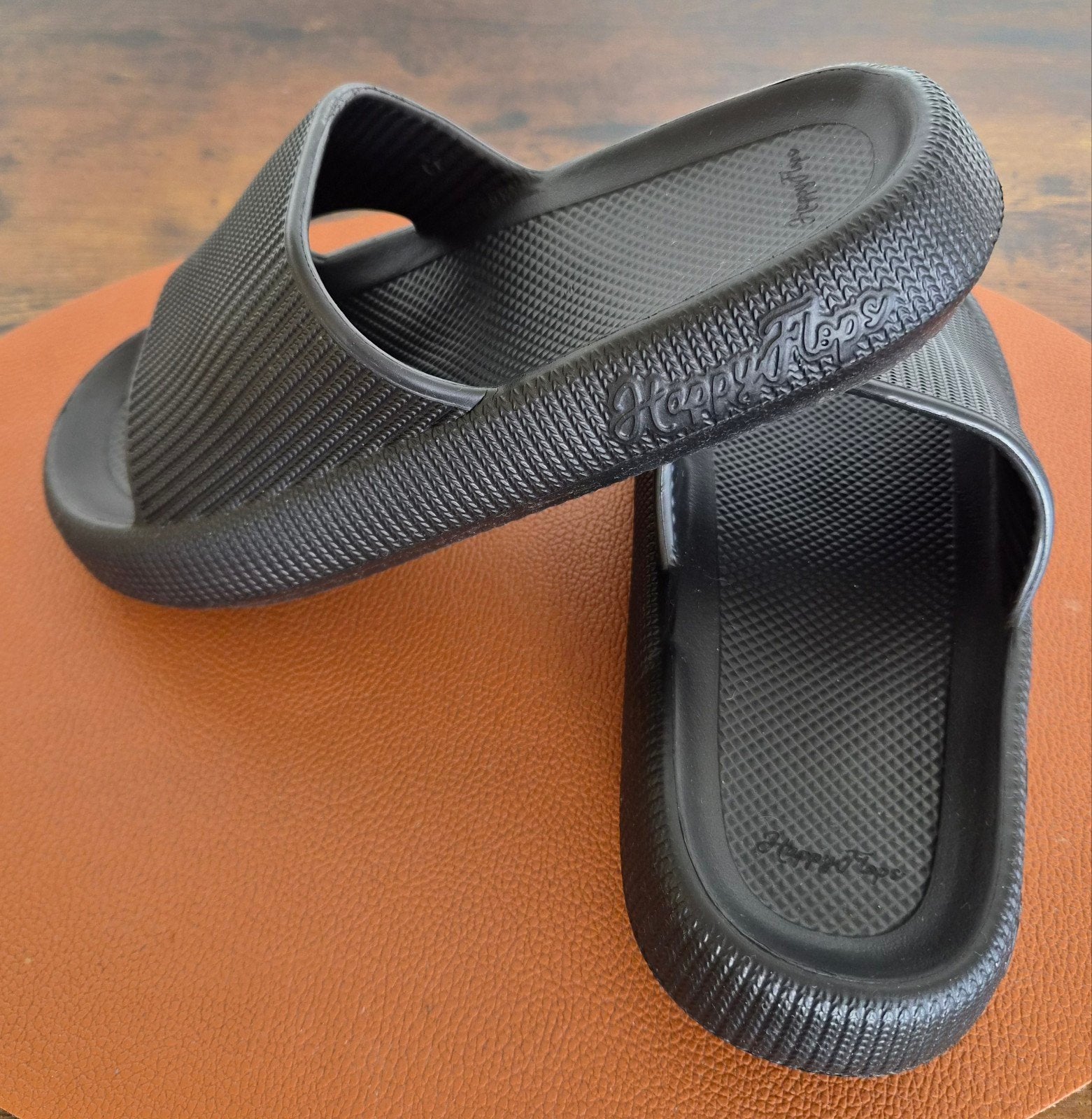 happy flops  slippers, Slippers, Zwart, Happy flops, Nieuw