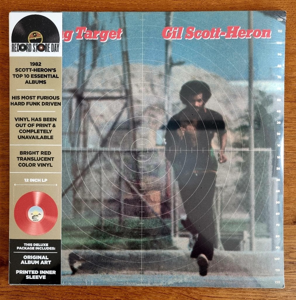 Gil Scott-Heron - Moving Target (LP - reissue / rood vinyl), LP, Reissue, Ophalen of Verzenden, Nieuw in verpakking