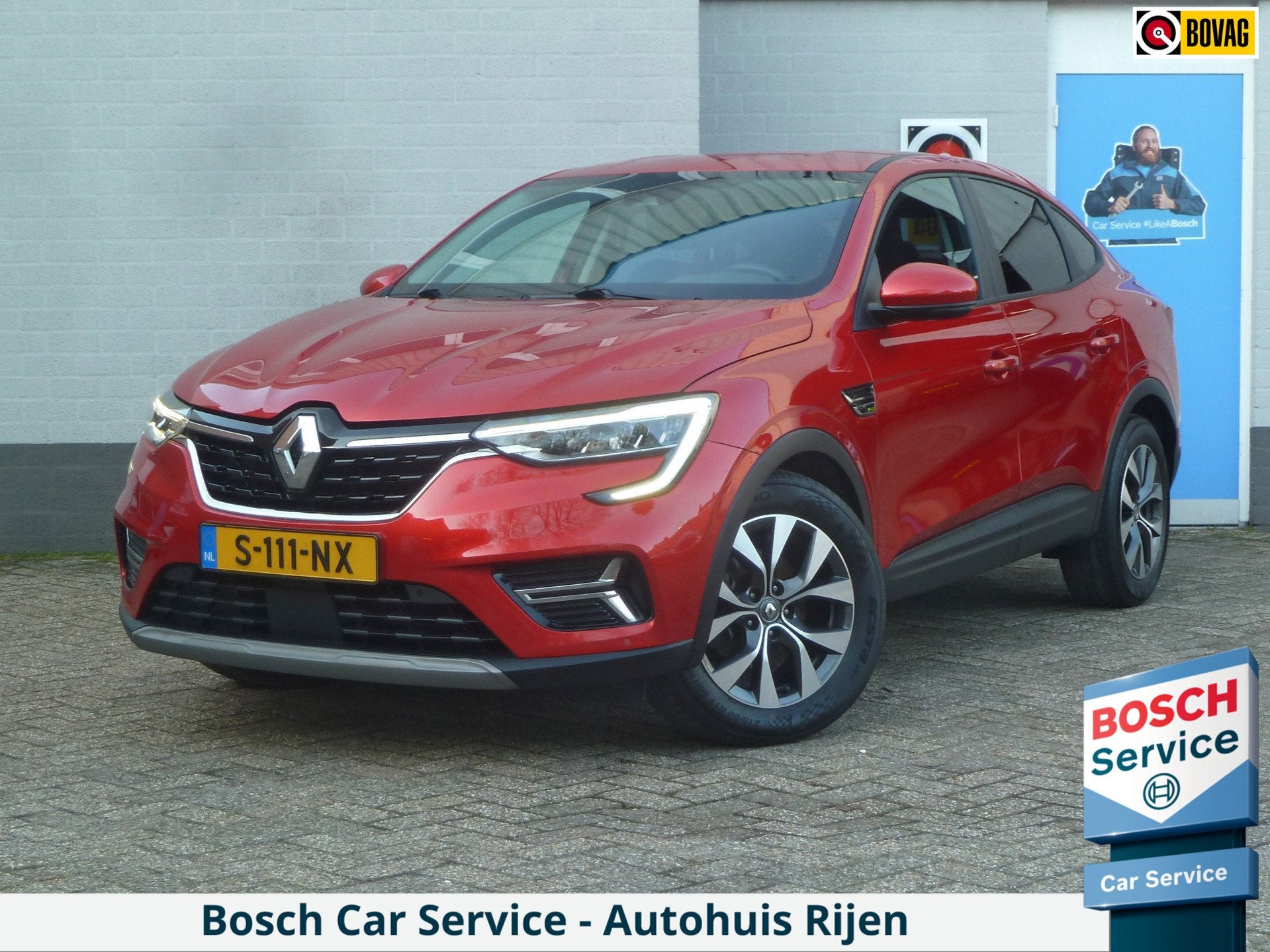 Renault Arkana 1.6 E-Tech hybrid 145 techno|Navi|Camera|Keyl, Auto's, Stof, Gebruikt, 760 kg, Hybride Elektrisch/Benzine