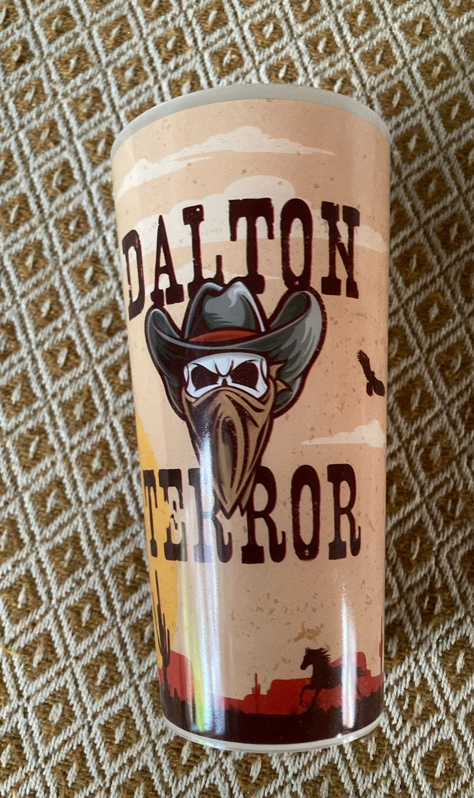 Walibi Dalton Terror kunststof beker, Verzamelen, Ophalen of Verzenden, Gebruikt, Gebruiksvoorwerp