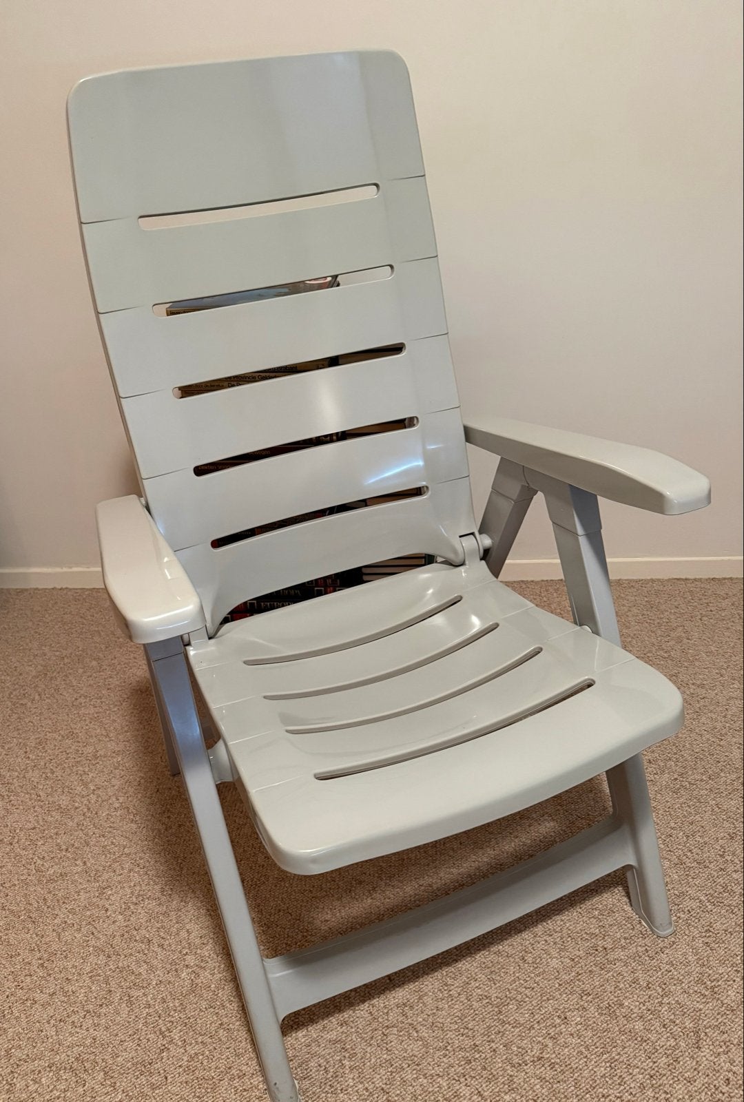 3 Hartman verstelbare tuinstoelen, Ophalen, Gebruikt, Kunststof, Verstelbaar
