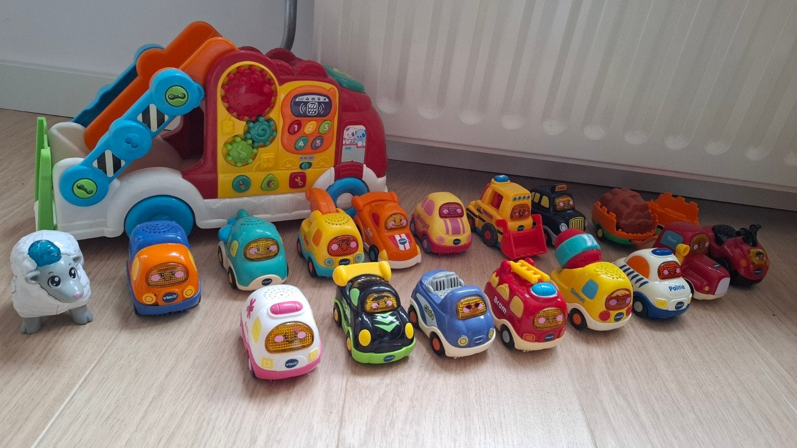 VTech Toet Toet Auto's Grote Collectie met Autoambulance, Ophalen, Gebruikt, 6 maanden tot 2 jaar