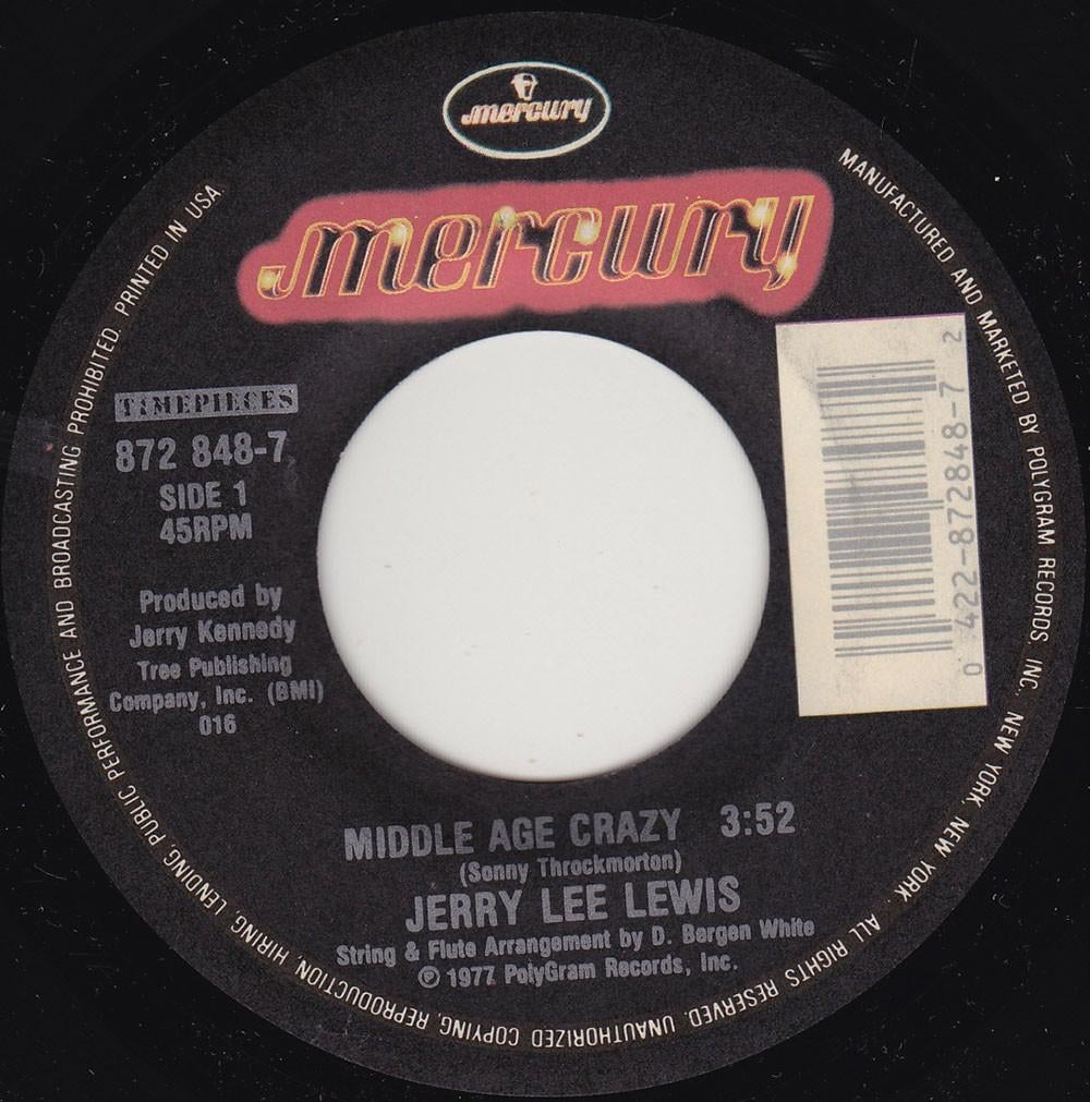 Jerry Lee Lewis - Middle Age Crazy 7", Cd's en Dvd's, Vinyl Singles, 7 inch, Single, Ophalen of Verzenden, Pop
