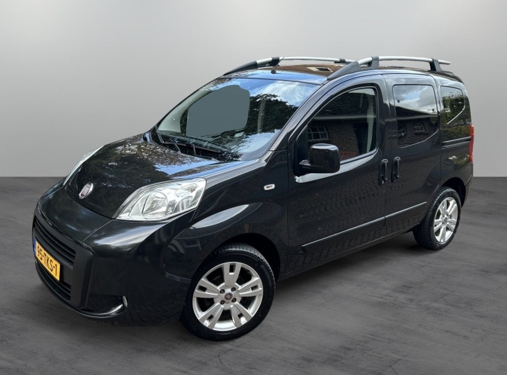 Fiat Qubo 1.4 Dynamic Airco, LM-velgen, Navi (bj 2012), Euro 5, 4 cilinders, Met garantie (alle), 400 kg