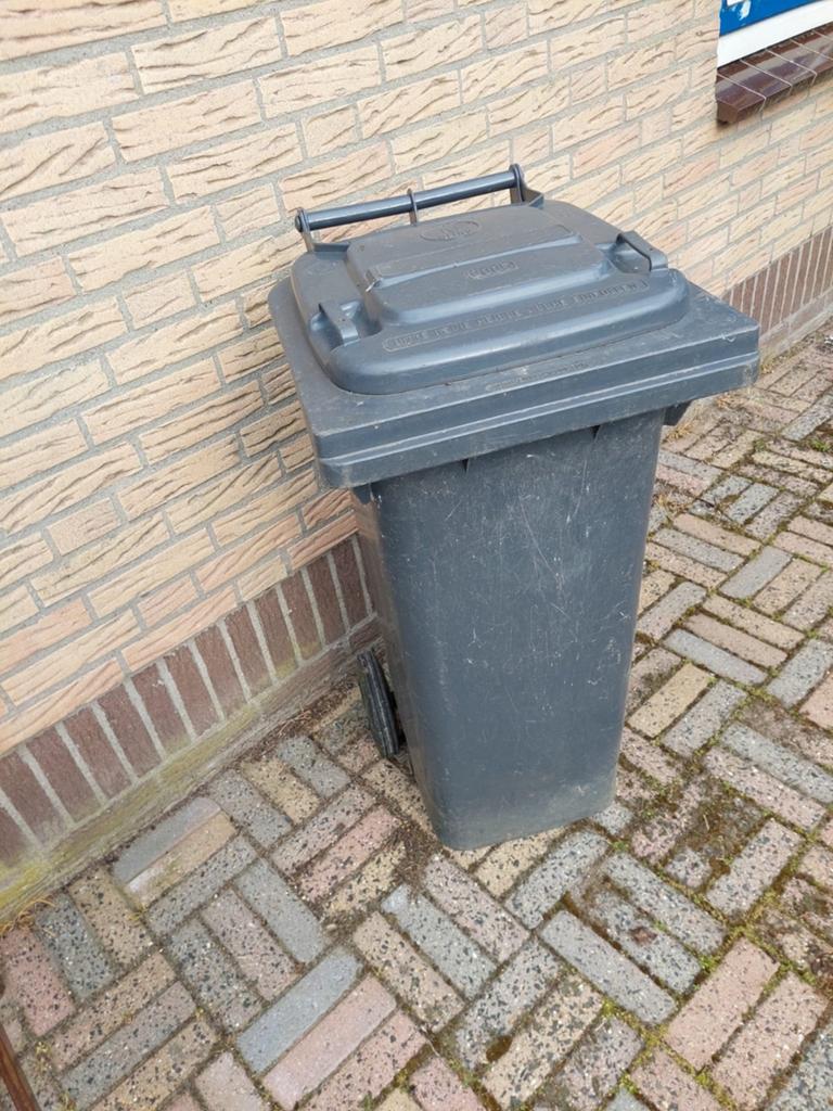 Grijze kliko 80 liter, Ophalen, Kunststof, Gebruikt, 40 liter of meer