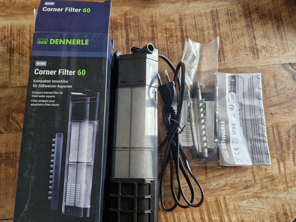 Dennerle hoekfilter filter 60., Dieren en Toebehoren, Vissen | Aquaria en Toebehoren, Zo goed als nieuw, Dennerle, Ophalen of Verzenden