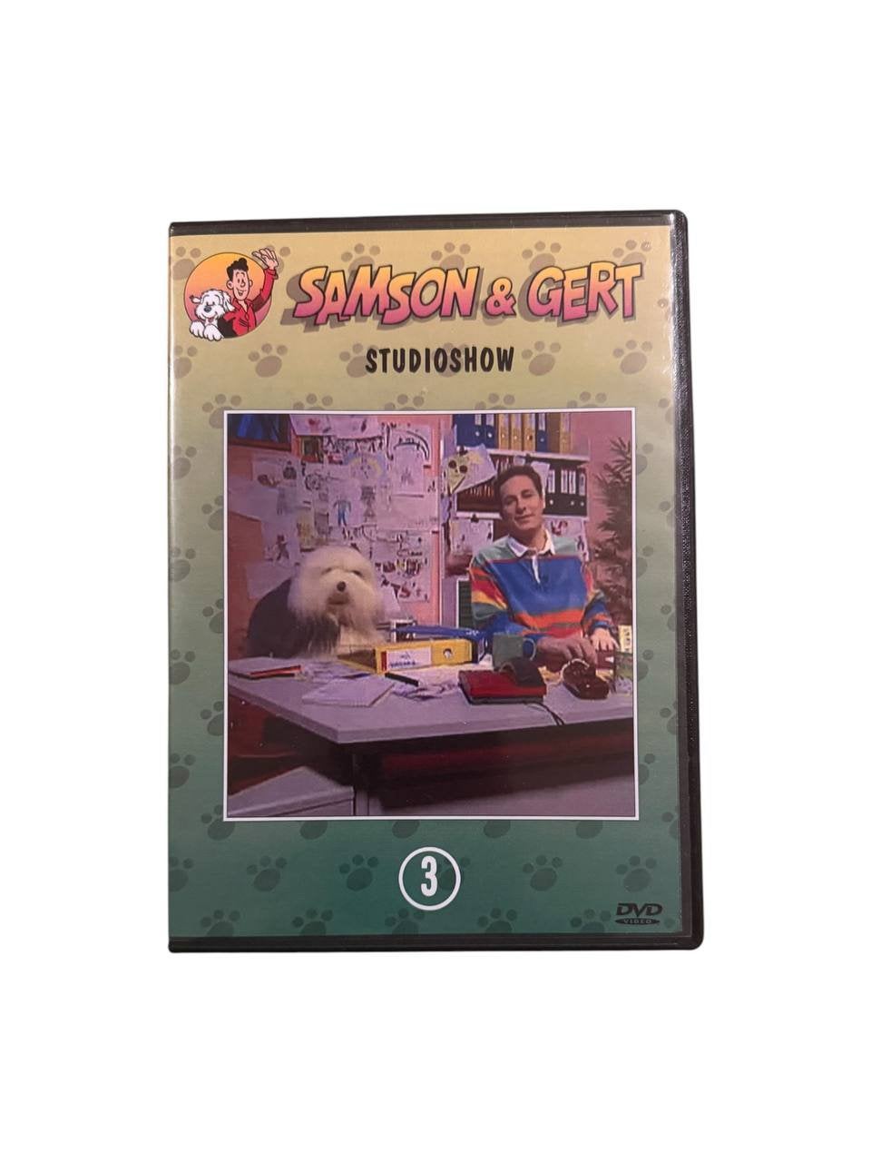 Dvd Samson en Gert Studioshow Vol 3, Alle leeftijden, Ophalen of Verzenden, Zo goed als nieuw, Komedie