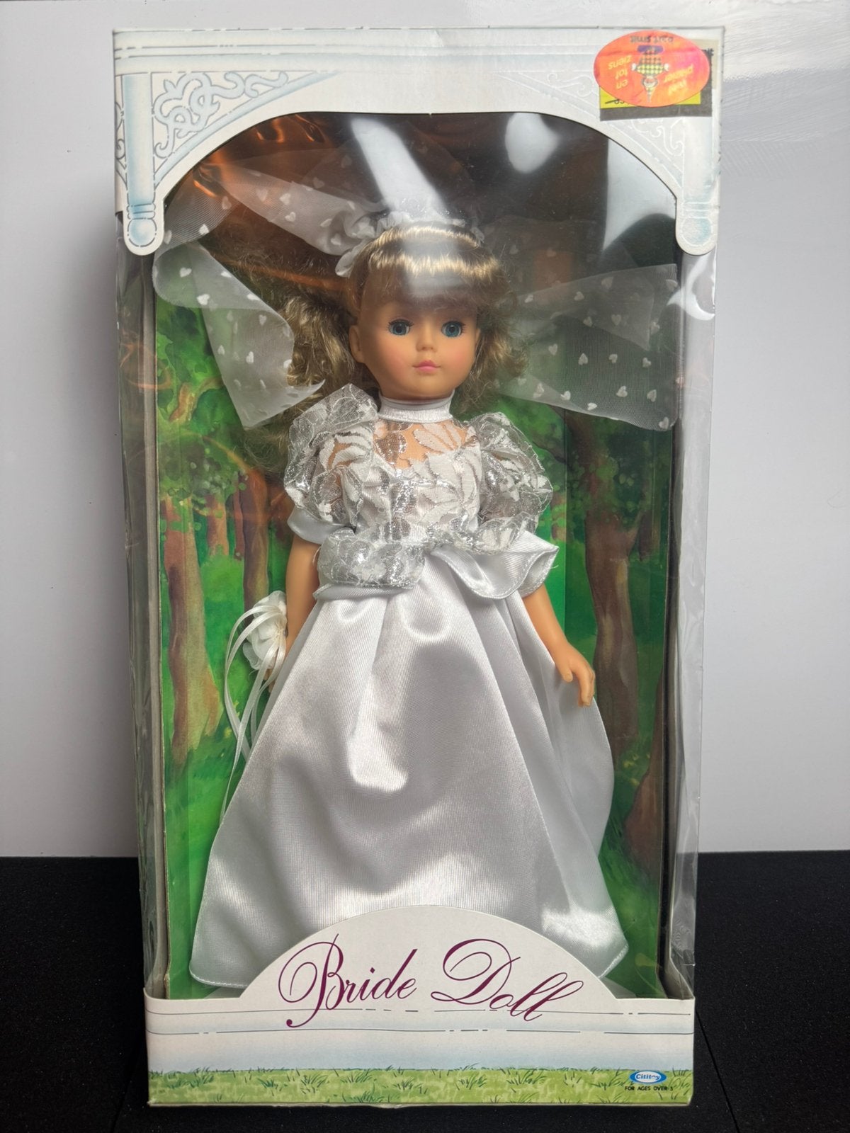 Vintage Bride Doll bruidspop — Cititoy 1990 — nieuw in doos, Ophalen of Verzenden, Zo goed als nieuw, Pop