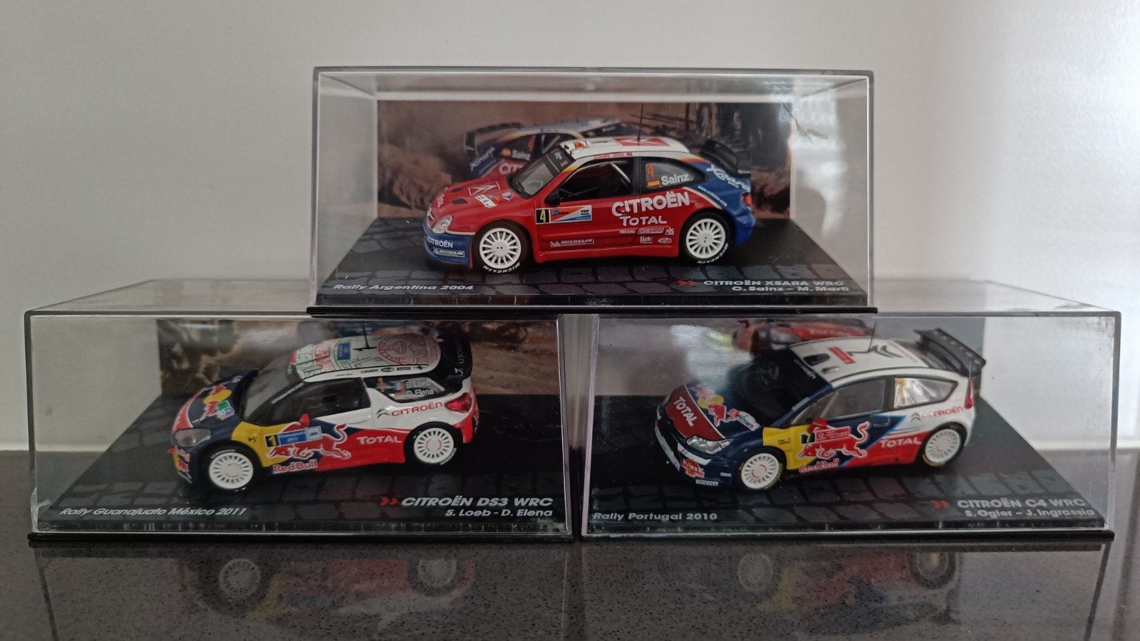 Citroën WRC Rally modelauto's 1:43, Ophalen of Verzenden, Zo goed als nieuw, Auto, Overige merken