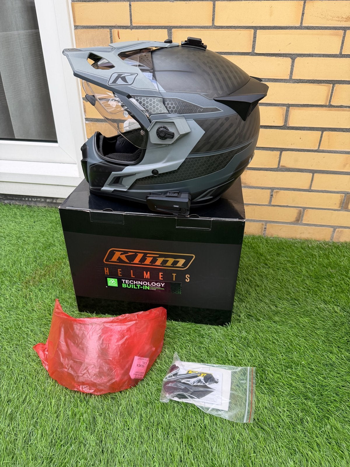 Klim Krios Pro Adventure Helm - Arsenal Gray (L), Overige merken, Ophalen of Verzenden, L, Tweedehands