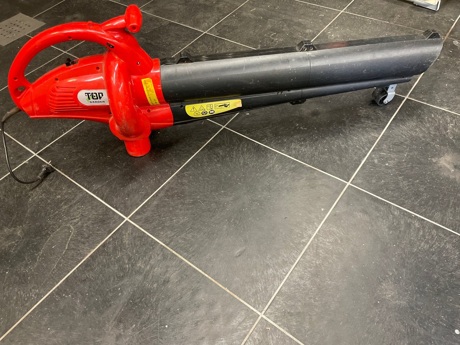Top Garden Bladzuiger Blazer BV 2400VA - Elektrisch, Ophalen, Gebruikt, Handgedragen, Met opvangzak