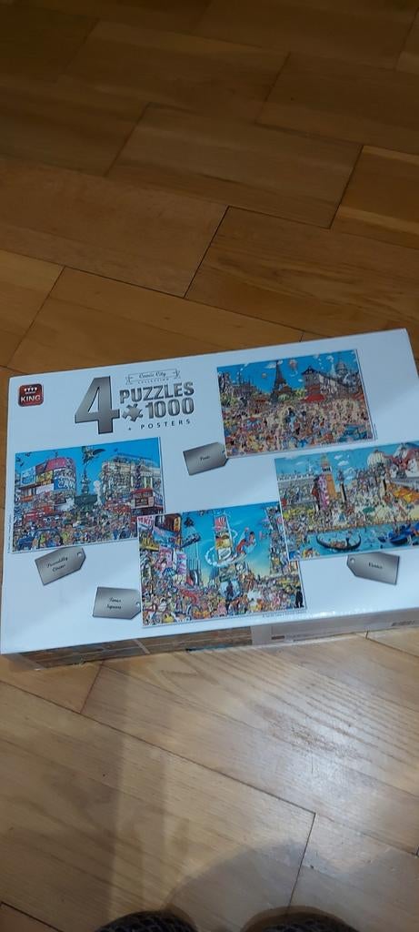 4 King puzzels, Ophalen of Verzenden, 500 t/m 1500 stukjes, Zo goed als nieuw