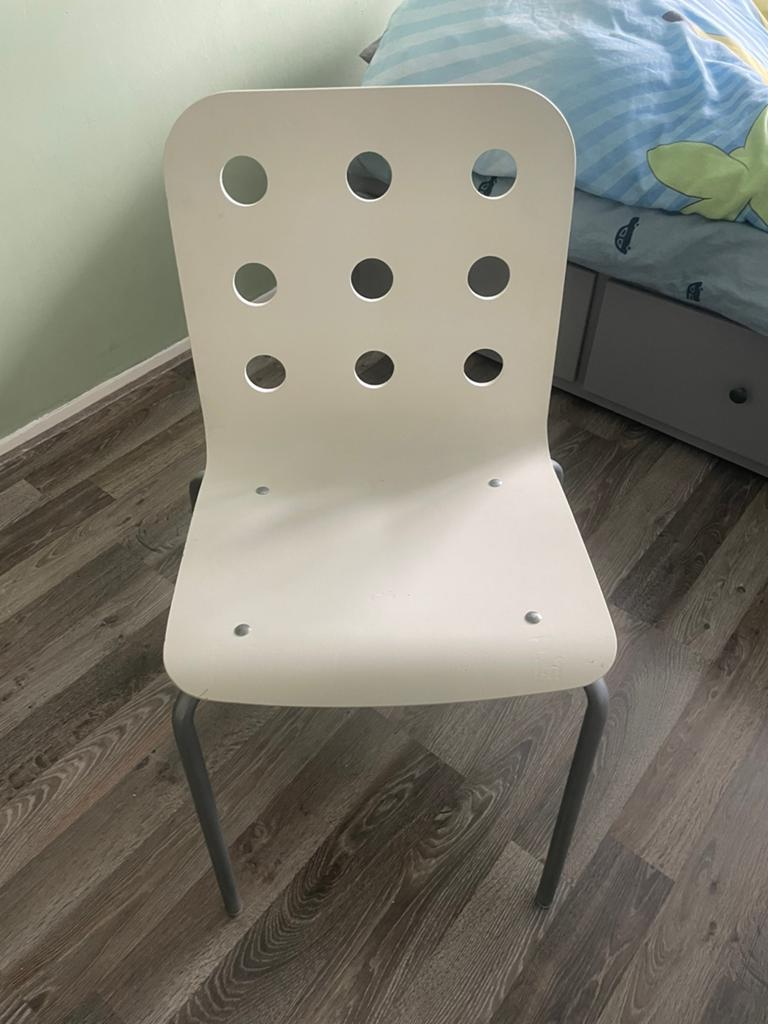 2x Ikea stoelen, Ophalen, Gebruikt, Twee, Wit