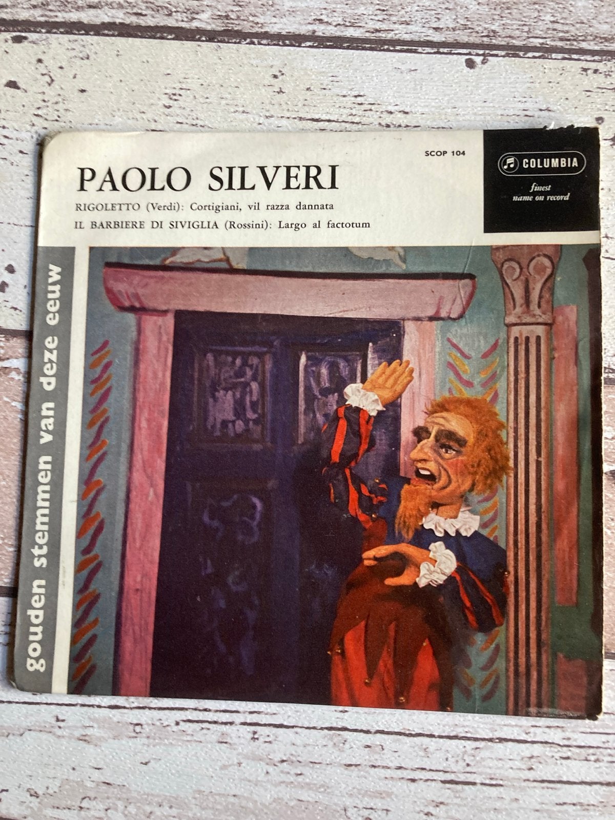 Paolo Silveri - Rigoletto / Il Barbiere di Siviglia, Gebruikt, 7 inch, Single, Ophalen of Verzenden