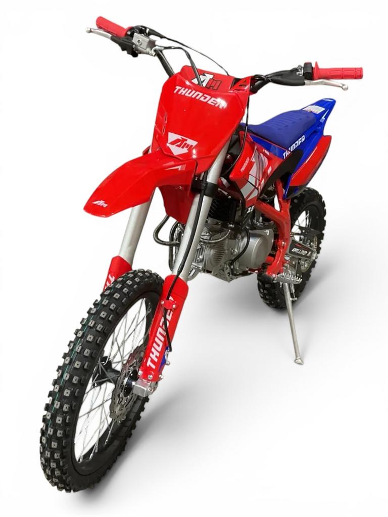 APOLLO THUNDER 125CC CROSSMOTOR, Nieuw, Pitbike, Schijfrem, 125 cc