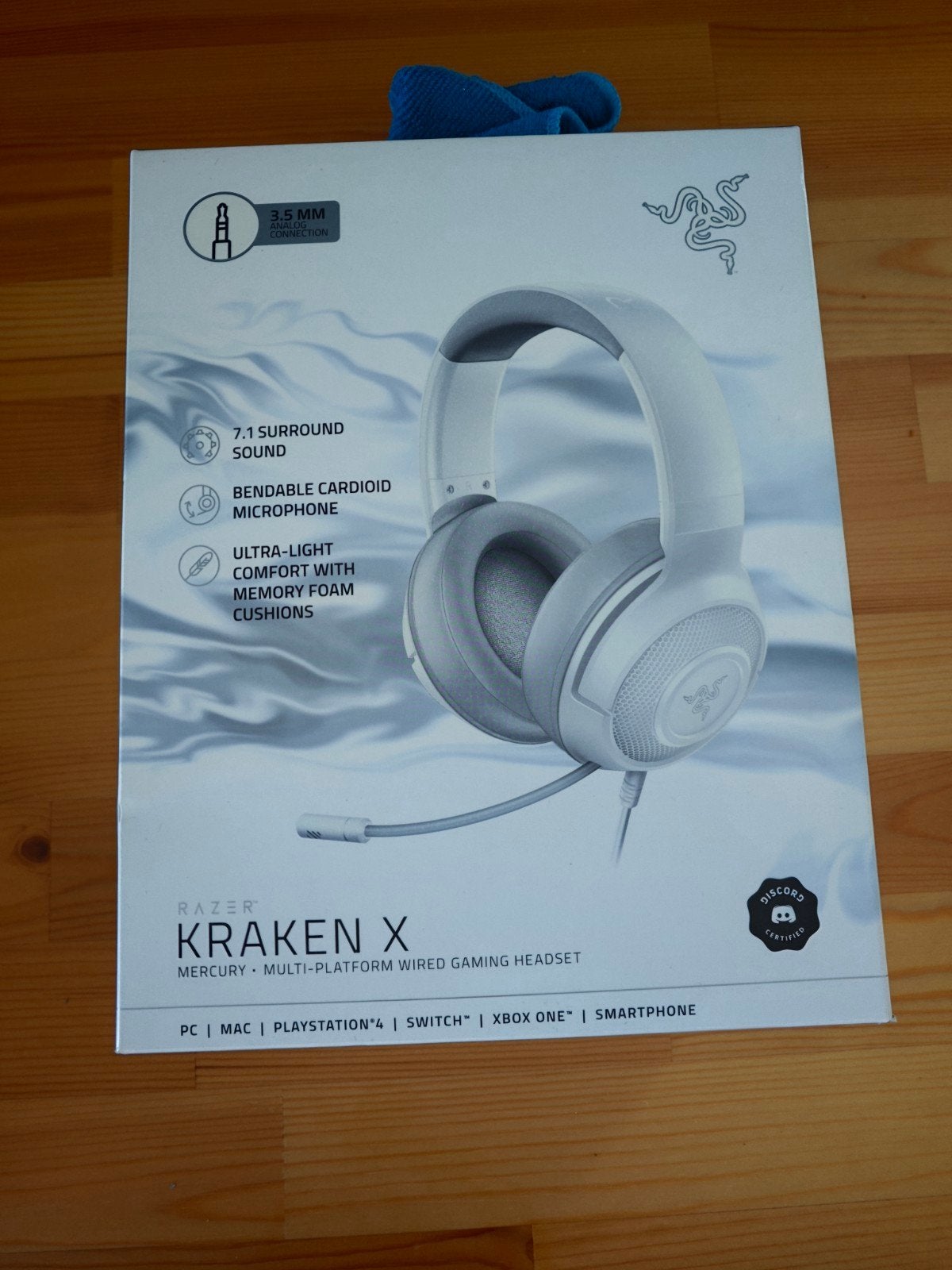 Razer Kraken X Mercury Gaming Headset - Zo goed als nieuw, Ophalen of Verzenden, Zo goed als nieuw, Headset, Razer