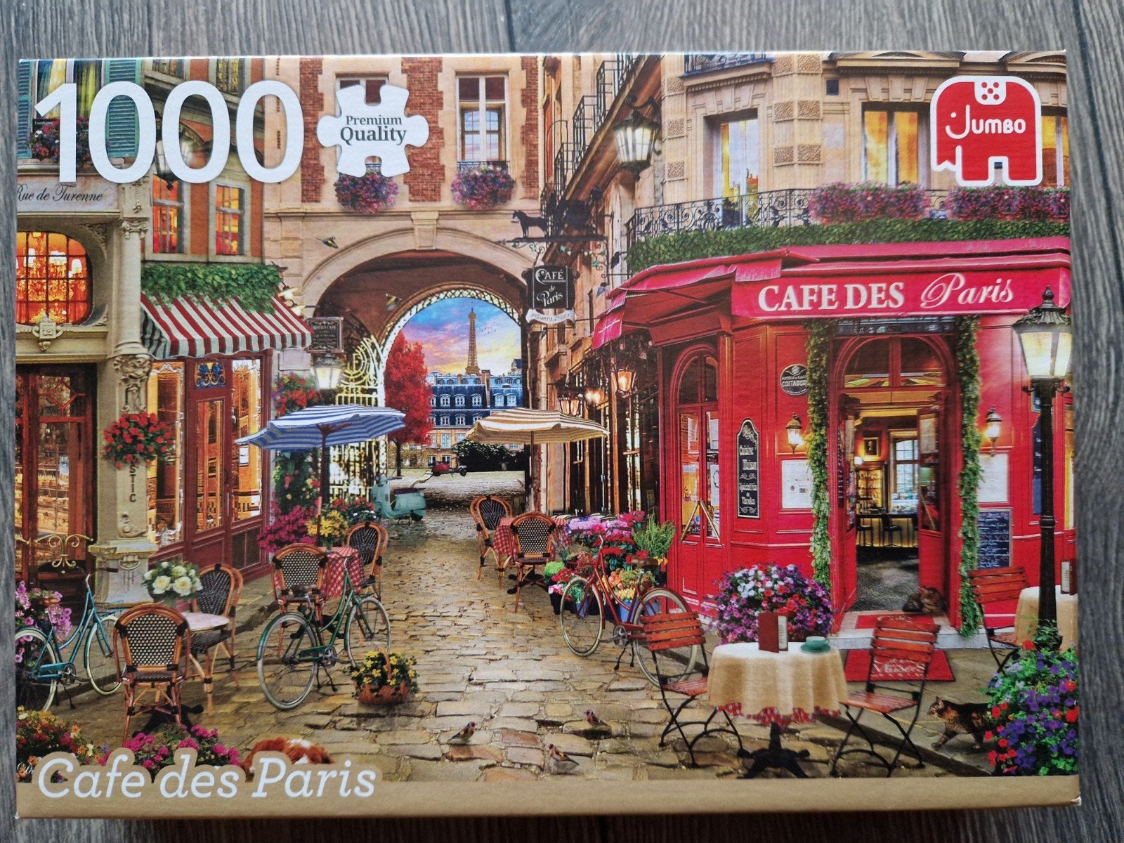 puzzel jumbo café des paris, 1000 stukjes (9l, Boeken, Ophalen, Zo goed als nieuw