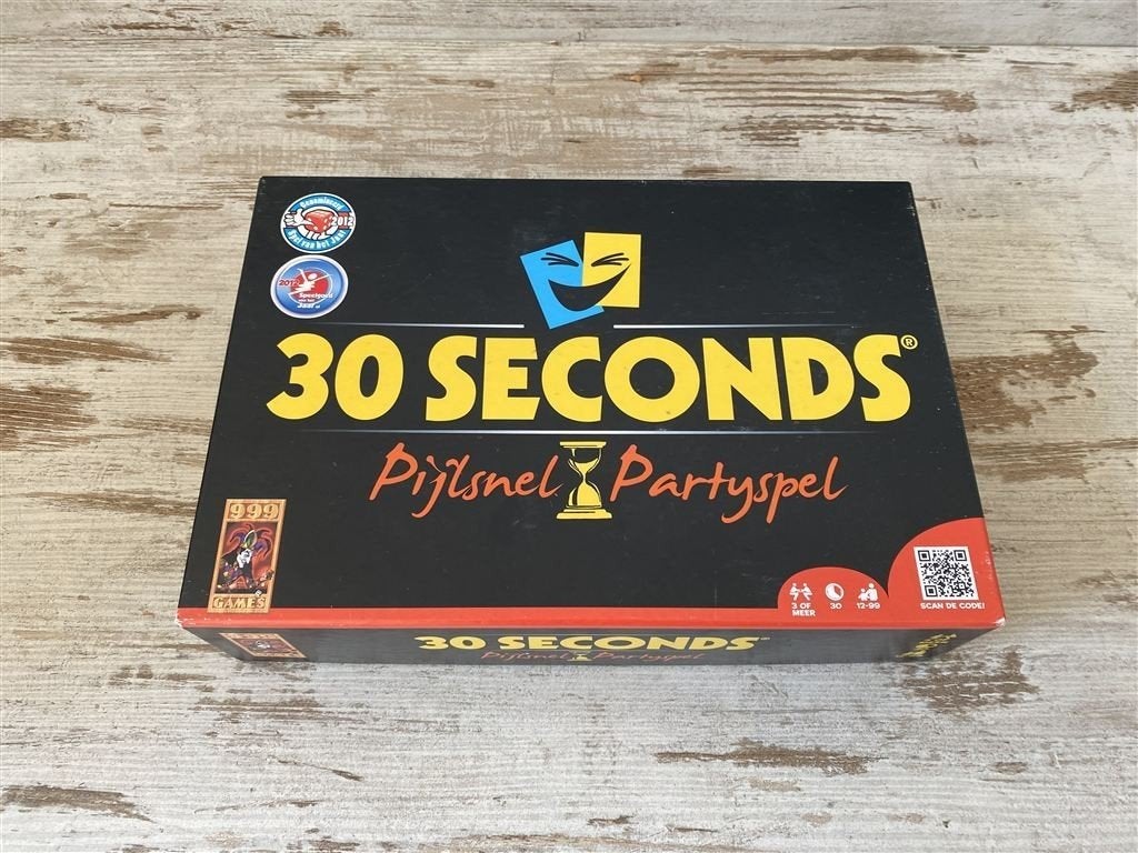 30 seconds pijlsnel partyspel 999 games [s495], Verzenden, Zo goed als nieuw