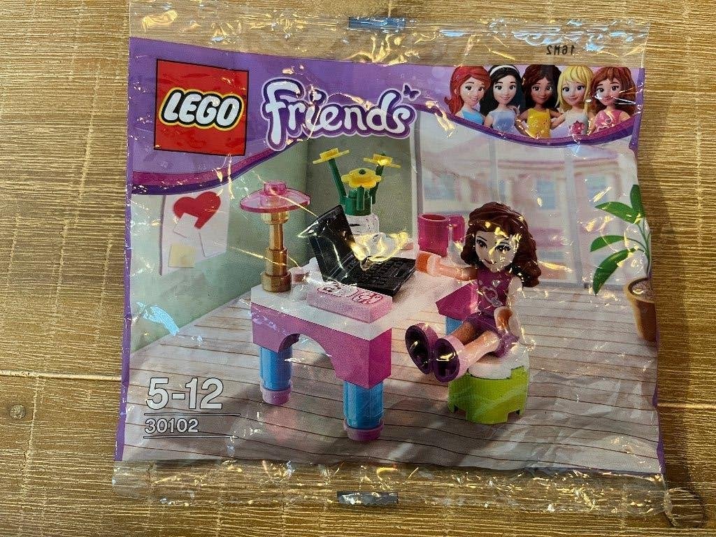 Lego Friends 30102 Olivia's bureau polybag NIEUW!, Lego, Nieuw, Ophalen of Verzenden, Complete set