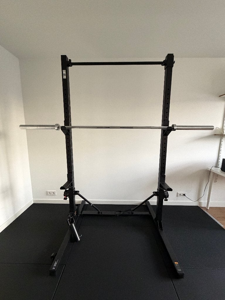Corength 500 Half Rack + Dip Bars + Landmine (Opvouwbaar), Ophalen, Zo goed als nieuw, Benen, Overige typen