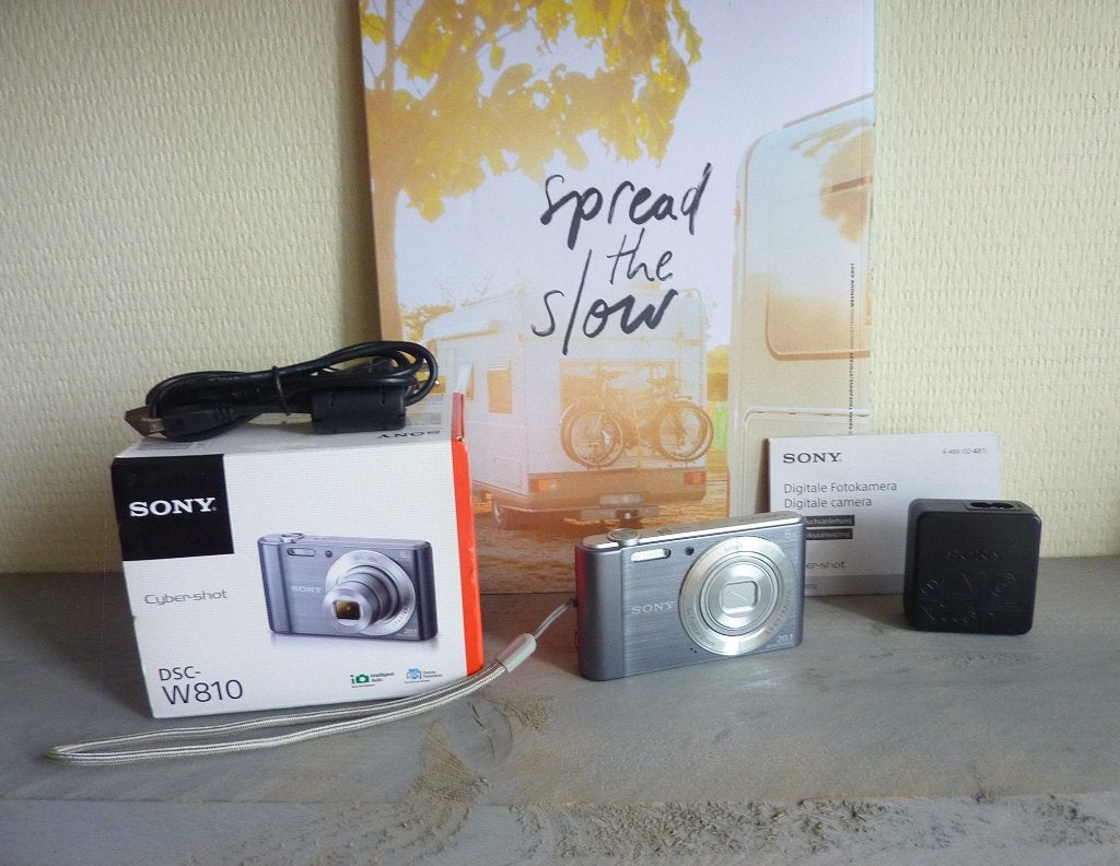 Sony DSC-W810 digitale camera, 20.1MP, 6x opt zoom (ophalen), Audio, Tv en Foto, Fotocamera's Digitaal, Zo goed als nieuw, Compactcamera