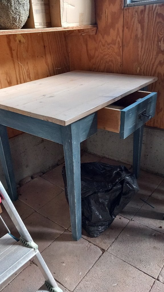 Keukentafel, Ophalen, Gebruikt, 100 tot 150 cm, Tot twee personen