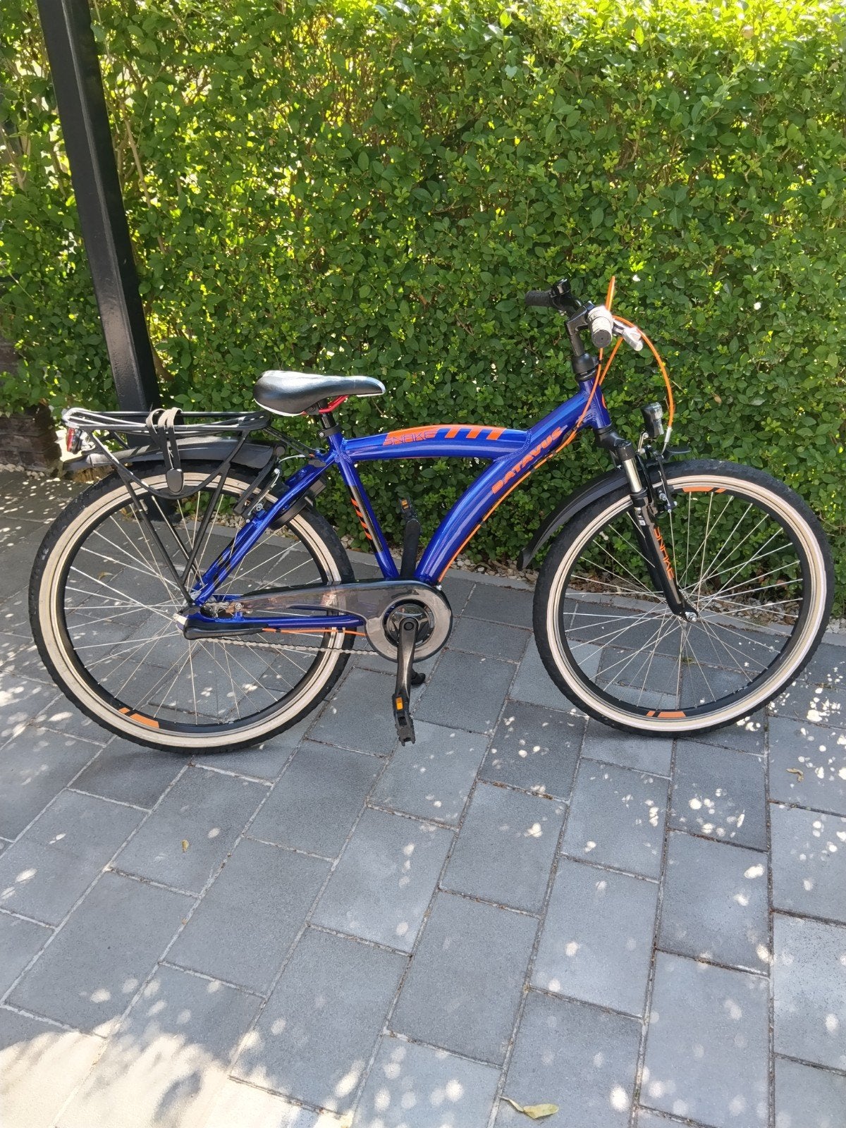 Hele mooie Batavus Snake Kinderfiets 26 inch - Blauw/Oranje, Fietsen en Brommers, Ophalen, Terugtraprem, Versnellingen, Batavus