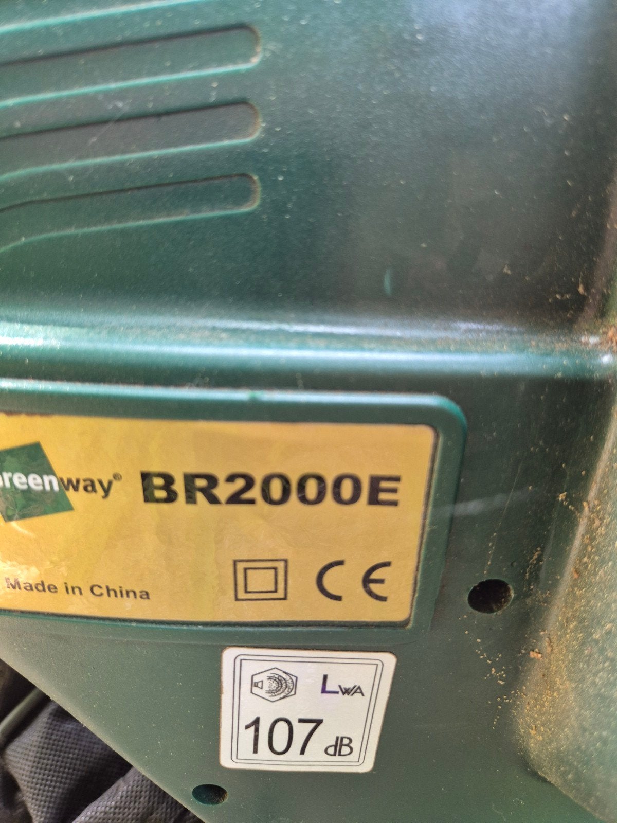 Greenway BR2000E Bladblazer/Bladzuiger 2000W, Gebruikt, Met opvangzak, Handgedragen, Elektrisch