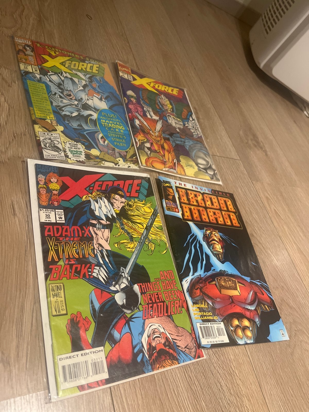 Marvel X-Force en Iron Man stripboeken (4 stuks), Meerdere stripboeken, Ophalen of Verzenden, Gelezen