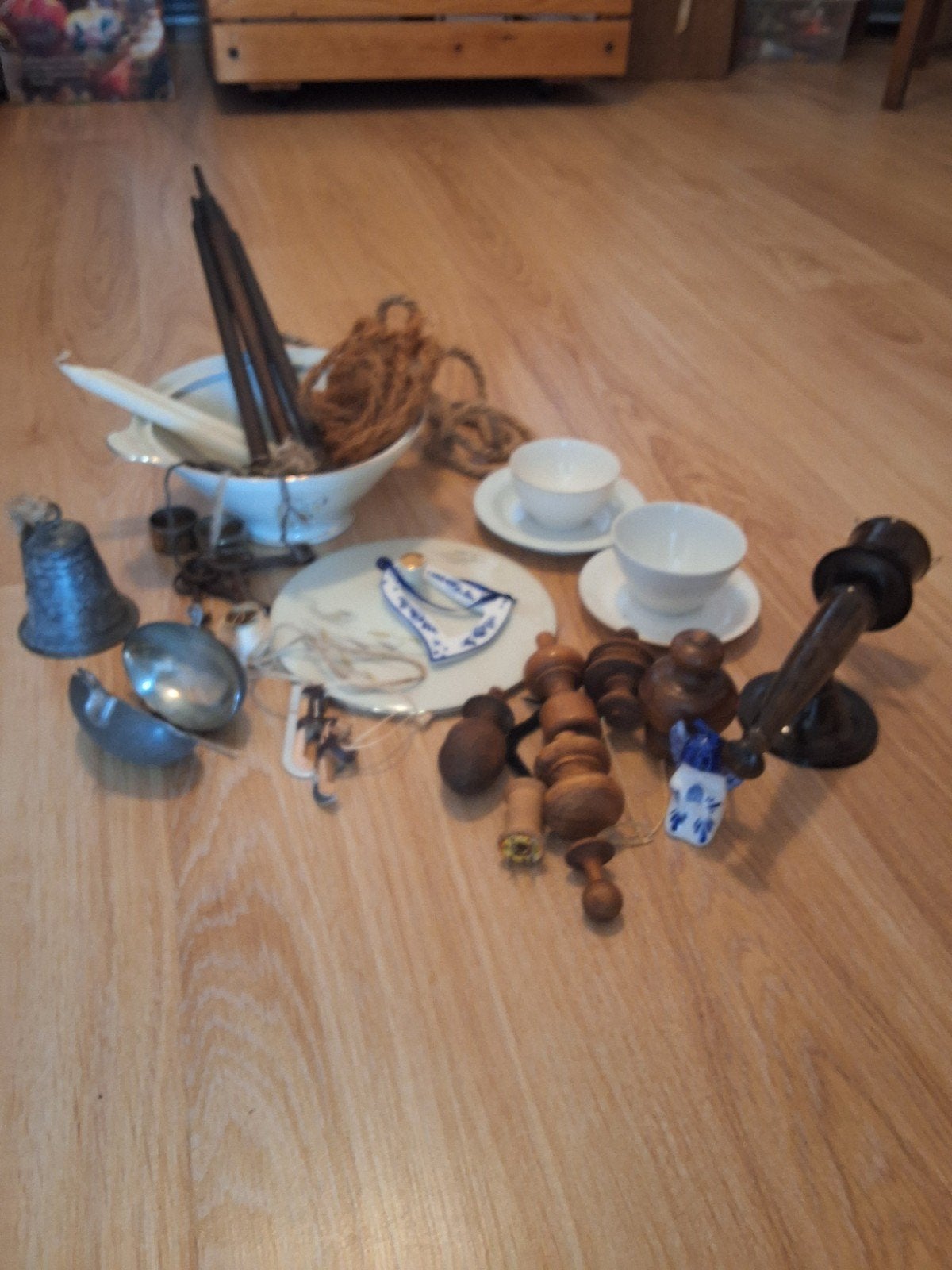 Diverse decoratie en antieke verzamelobjecten, Ophalen