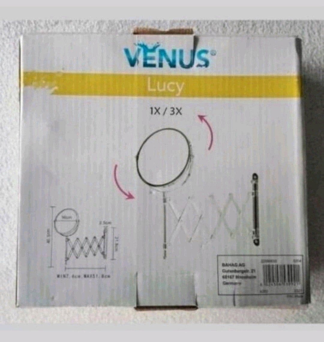 Venus Lucy Badkamer Spiegel
Nieuw New in Doos, Ophalen of Verzenden, Nieuw, Wit