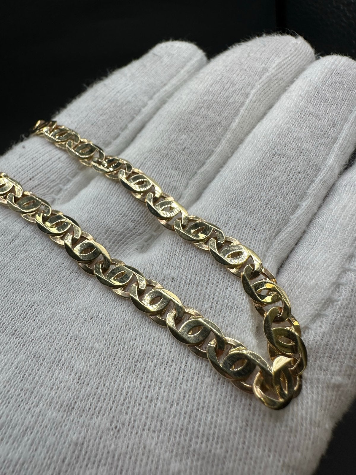 14k Gouden Valkenoog Armband Massief Goud, Ophalen of Verzenden, Gebruikt, Goud