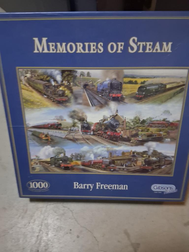 Puzzel Memories of Steam - 1000 stukjes, Ophalen of Verzenden, 500 t/m 1500 stukjes, Gebruikt, Legpuzzel