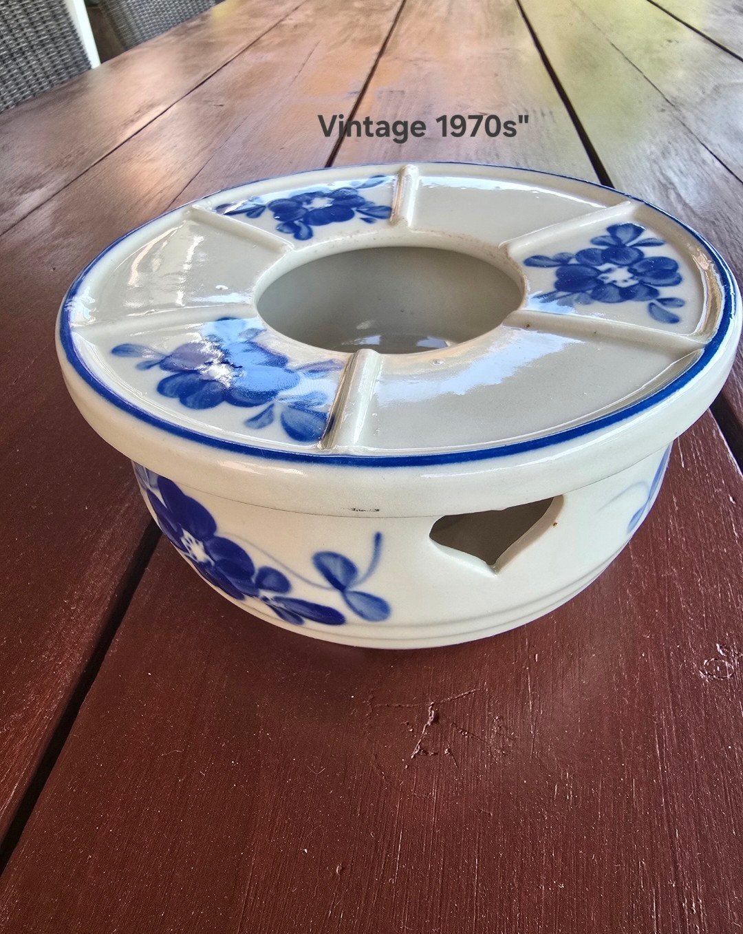 Upsala eierkoker/warmhouder handgeschilderd 70"s, Ophalen of Verzenden