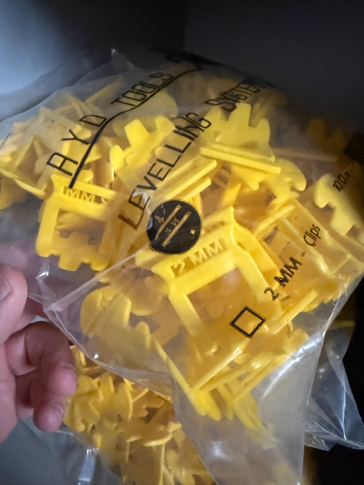 Levelling systeem 1mm en 2mm tegelclips - Doosafname, Ophalen, Nieuw, Overige materialen, Overige typen