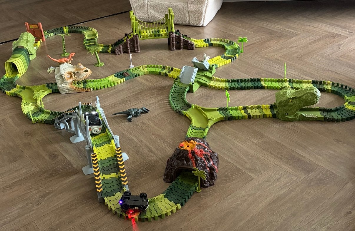 Mega dino autobaan, Ophalen of Verzenden, Zo goed als nieuw