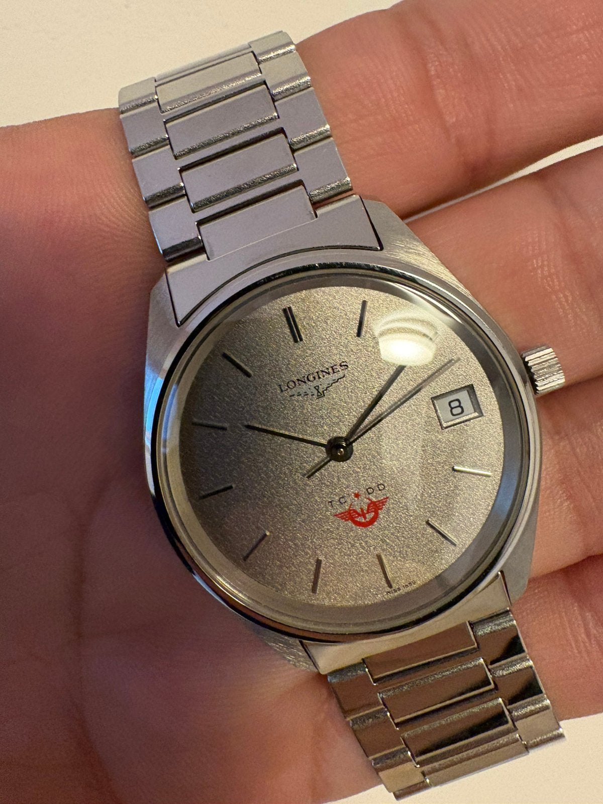 Longines - L629.1 (ETA 2892-2) - 1659, Sieraden, Tassen en Uiterlijk, Horloges | Antiek, Ophalen, Staal, Longines, 1960 of later