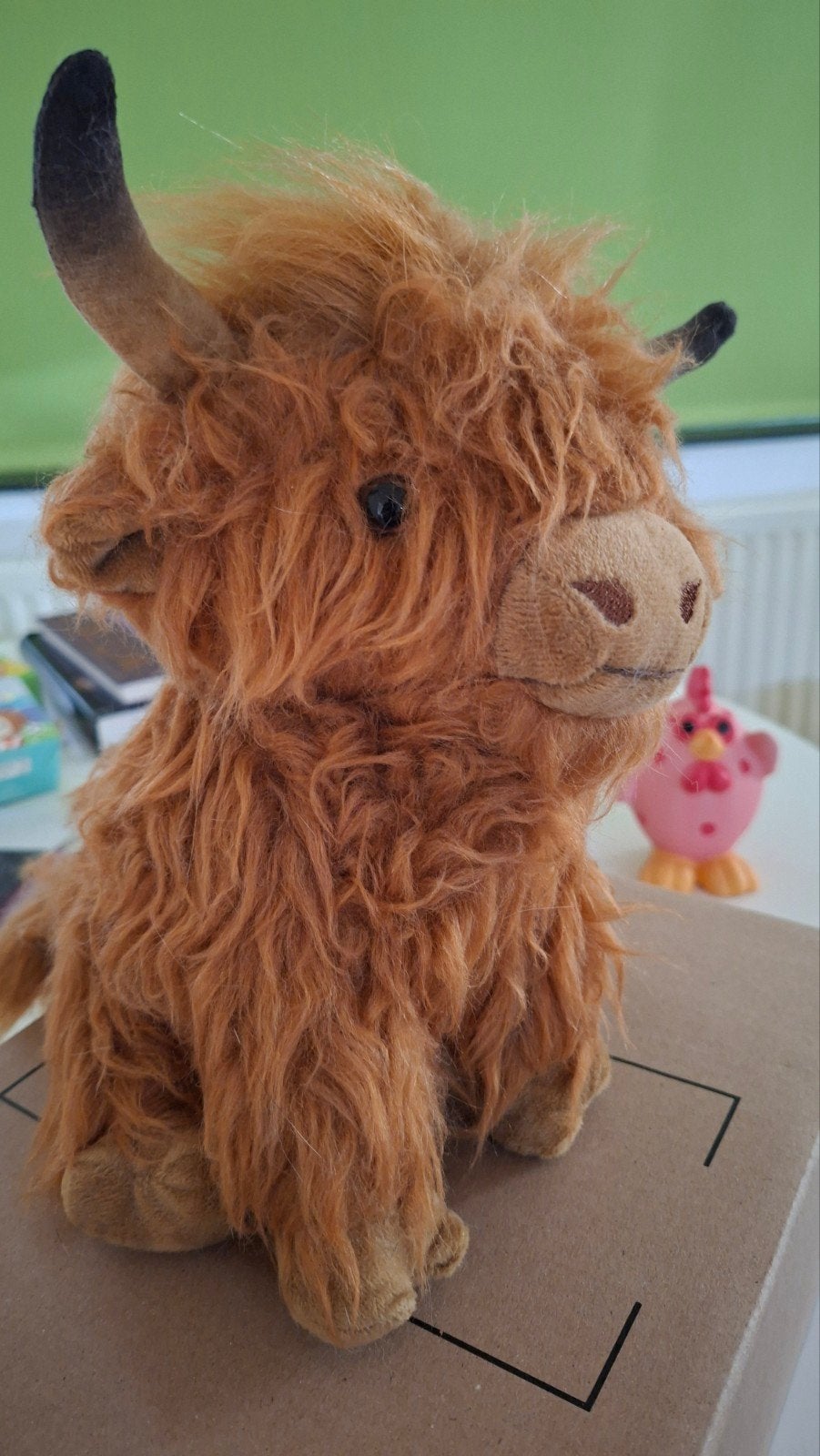 Schotse Hooglander Knuffel Koe (27cm), Kinderen en Baby's, Speelgoed | Knuffels en Pluche, Ophalen of Verzenden, Zo goed als nieuw