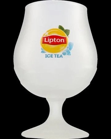 8 Lipton Ice Tea glazen, Ophalen of Verzenden, Gebruikt, Glas, Overige merken