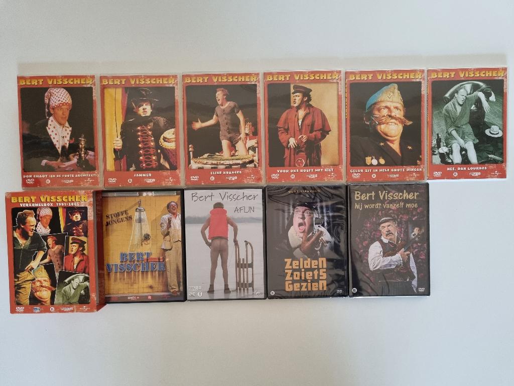 Bert Visscher - Hele Oeuvre - 10-Disc - Geseald, Alle leeftijden, Ophalen of Verzenden, Nieuw in verpakking, Stand-up of Theatershow