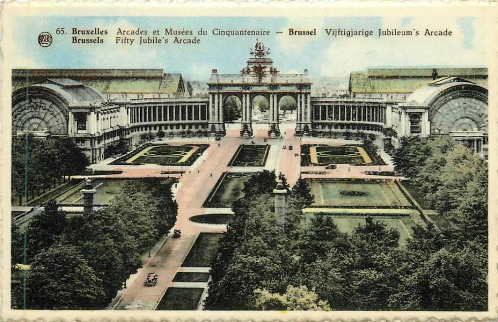 381-274-017 Bruxelles Arcades et Musees, Verzamelen, Ansichtkaarten | Buitenland, Overig Europa, Voor 1920, Verzenden