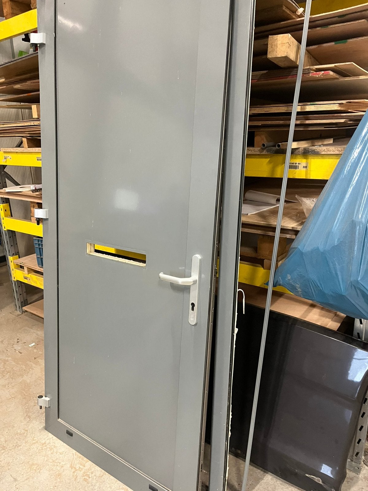 Aluminium kozijn, Ophalen, Zo goed als nieuw, Buitendeur, 200 tot 215 cm