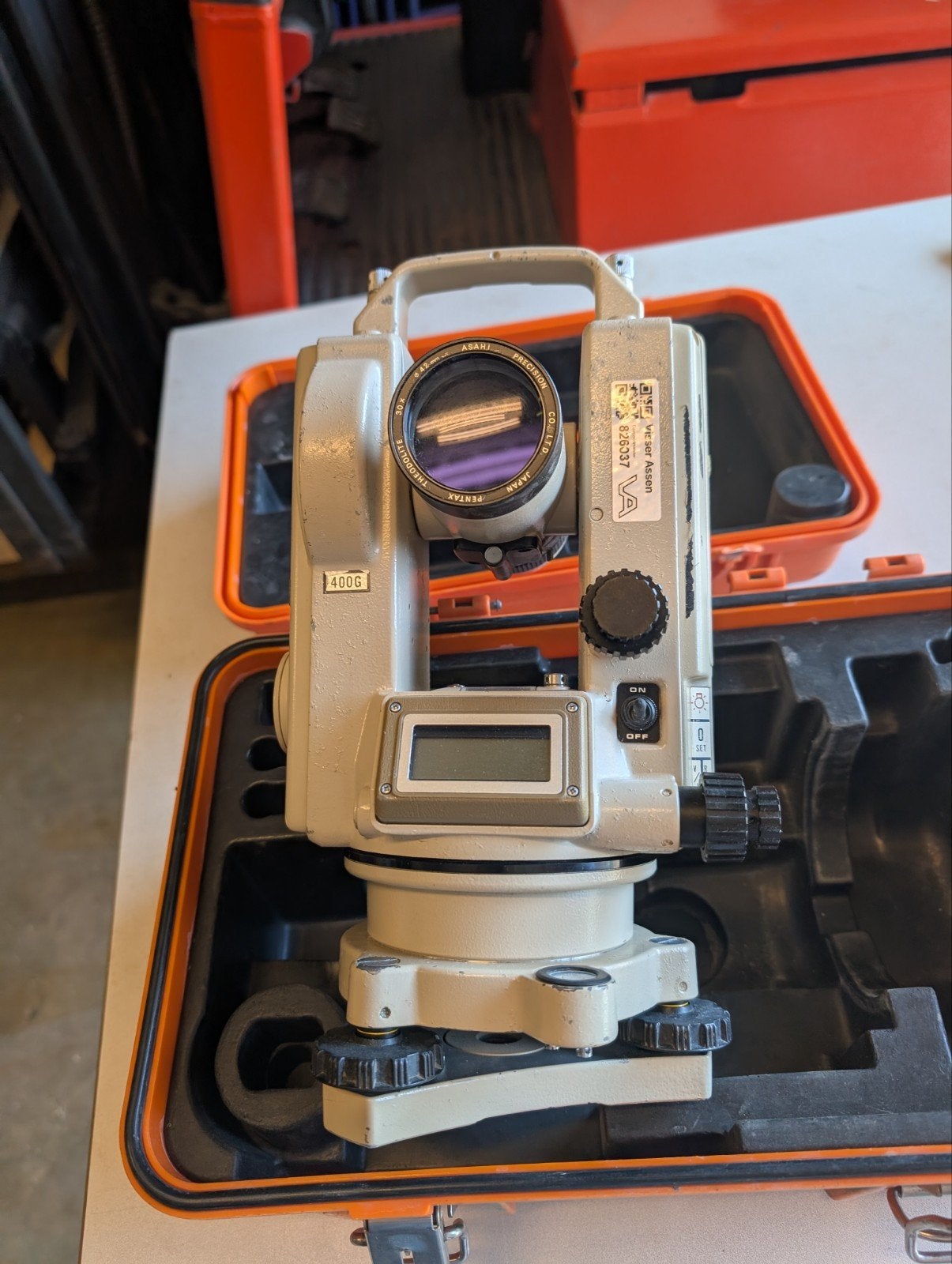 Pentax TH-E20F Elektronische Theodoliet met Koffer, Doe-het-zelf en Verbouw, Onbekend, Japan, Ophalen of Verzenden, Overige meters