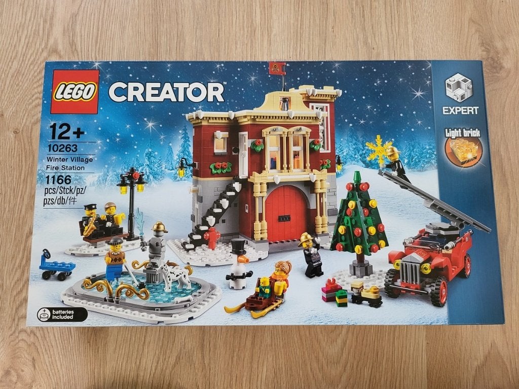 LEGO 10263 Creator Expert: Brandweerkazerne in winterdorp, Lego, Nieuw, Ophalen of Verzenden, Creator
