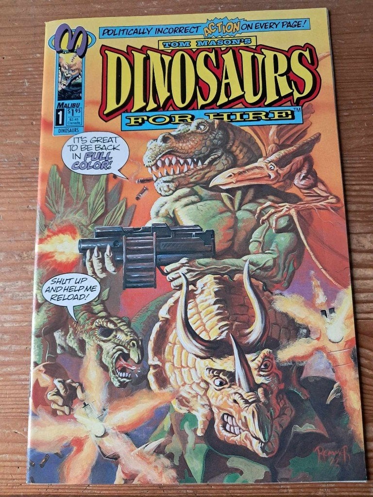 Dinosaurs for hire, Ophalen, Amerika, Tom mason, Zo goed als nieuw